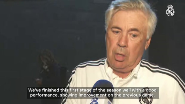 Carlo Ancelotti: 'We've finished this first stage of the season strongly'